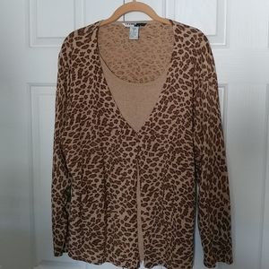 Rawr!  Cute cheetah sweater set.